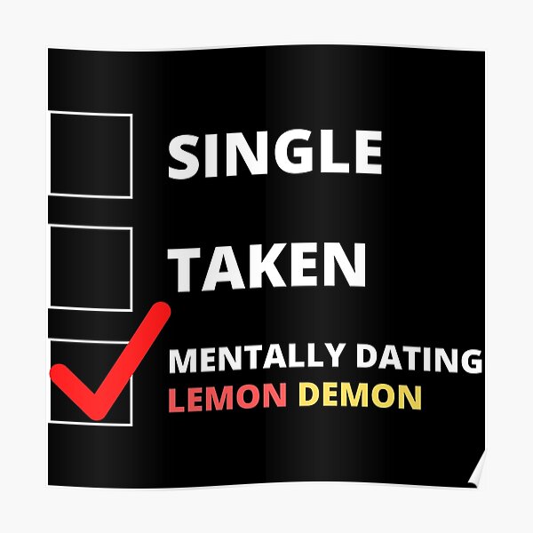 Lemon Demon relationship Poster RB1207 product Offical Lemon Demon Merch