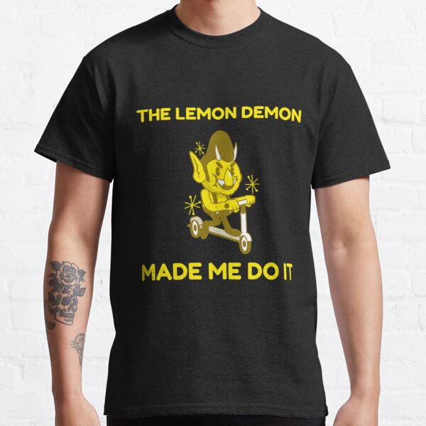 The Lemon Demon Made Me Do It Classic T-Shirt RB1207 product Offical Lemon Demon Merch