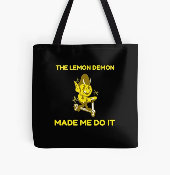 The Lemon Demon Made Me Do It All Over Print Tote Bag RB1207 product Offical Lemon Demon Merch