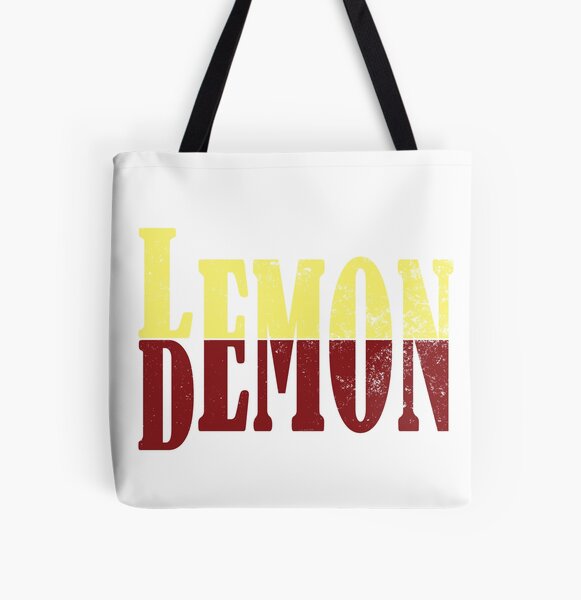 Lemon Demon - Fun Typography Design All Over Print Tote Bag RB1207 product Offical Lemon Demon Merch