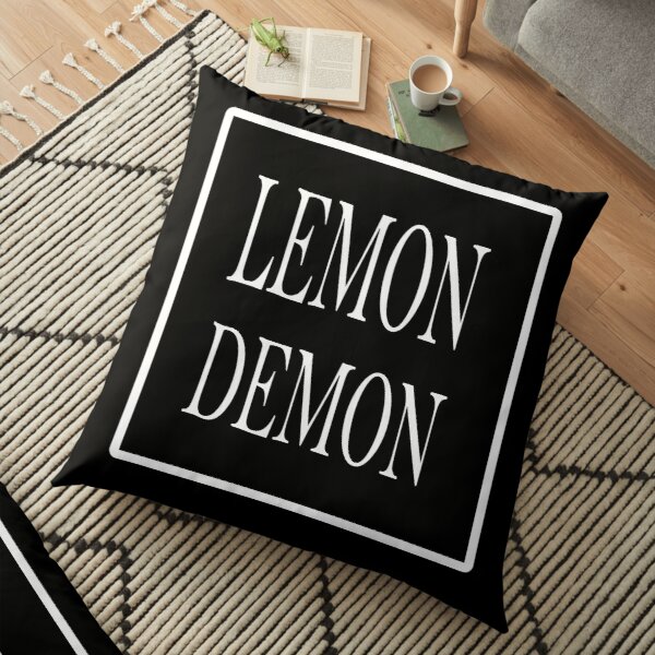 lemon demon simple art print with  love Floor Pillow RB1207 product Offical Lemon Demon Merch
