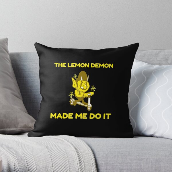 The Lemon Demon Made Me Do It Throw Pillow RB1207 product Offical Lemon Demon Merch