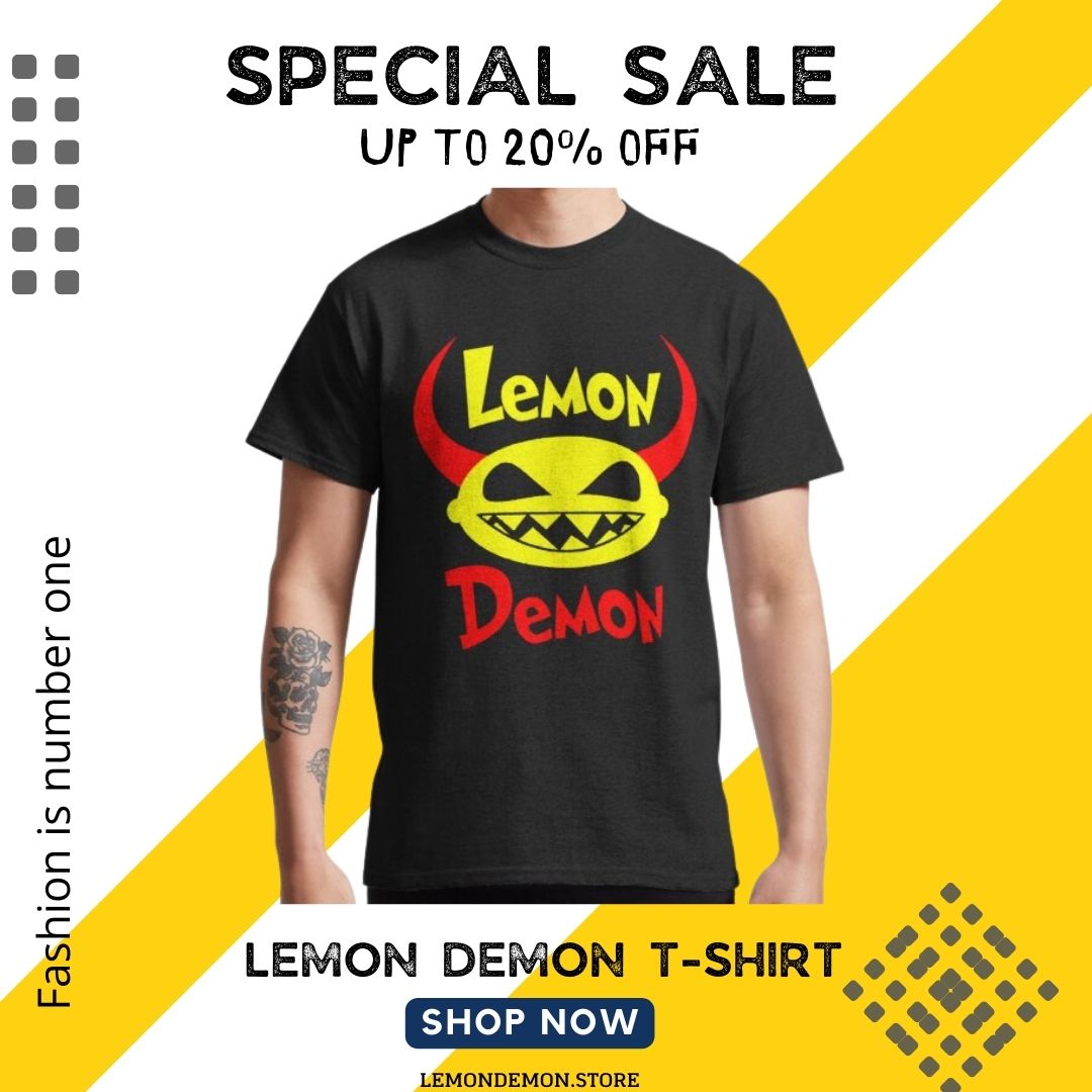 yellow minimalist fashion sale - Lemon Demon Store